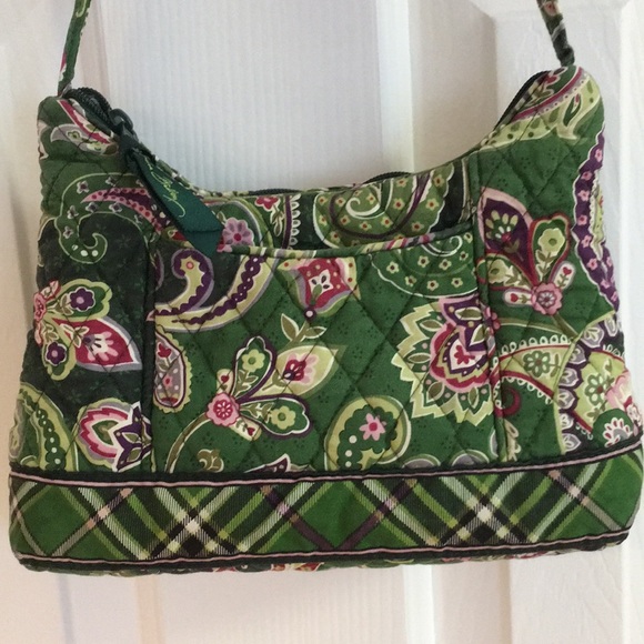 Vera Bradley Chelsea Green Retired Sm Shoulder Bag - Picture 2 of 8